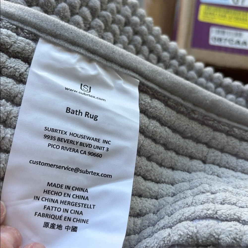 Subrtex bathroom rugs